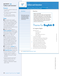 Culture and Literature