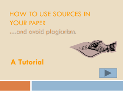 the Research Paper Tutorial