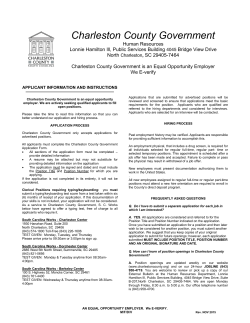 Application - Charleston County, SC