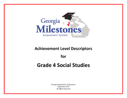Grade 4 Social Studies