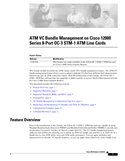 ATM VC Bundle Management on Cisco 12000 Series 8-Port OC