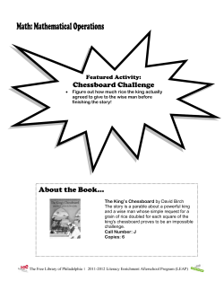 Chessboard Challenge - The Mathematics Shed