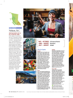Nelson, BC - Nelson Kootenay Lake Tourism