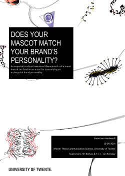 does your mascot match your brand`s personality?