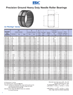 Precision Ground Heavy Duty Needle Roller