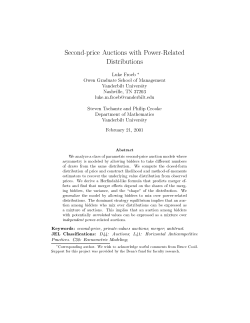 Second-price Auctions with Power