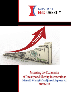 studies - The Campaign to End Obesity