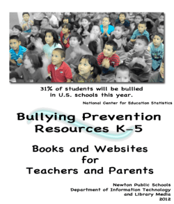 NPS Bullying Prevention Resources K-5: Books