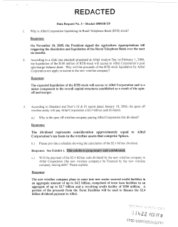 The dividend represents consideration approximately equal to Alltel