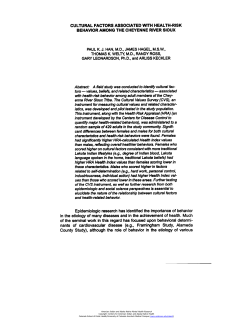 cultural factors associated with health