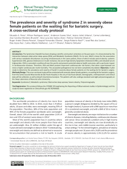The prevalence and severity of syndrome Z in severely obese