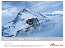 quick guide: new bison europe
