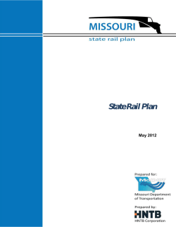 Missouri State Rail Plan