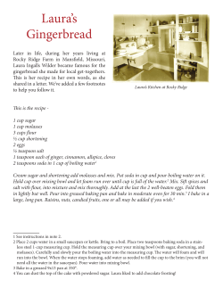 Laura`s Gingerbread