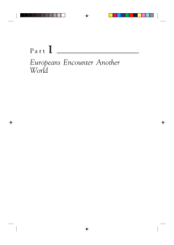 Europeans Encounter Another World