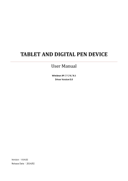 tablet and digital pen device