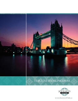 THe unITed kInGdoM - Journeys Club Canada
