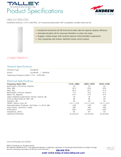Product Specifications