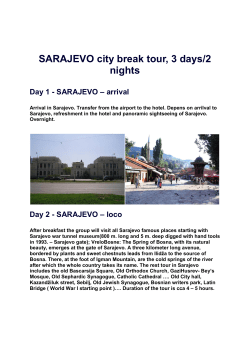 SARAJEVO - LogCap Travel