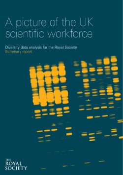 A picture of the UK scientific workforce