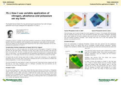 farm 75.1 How I use variable application of nitrogen, phoshorus and