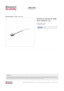 SPOODLE S/S SOLID 30ML WHT HANDLE (12)