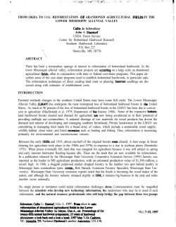 FROM OKRA TO OAK: REFORESTATION OF