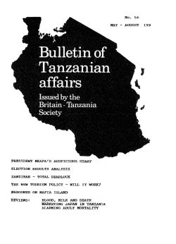 Issue 54 - Tanzanian Affairs