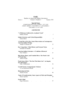 American Indian Literature - 400 Bad Request