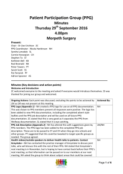 29th September 2016 - Wellway Medical Group