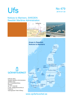 No 479 - Sj&ouml;fartsverket