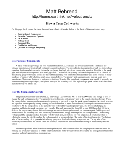 How a Tesla Coil works