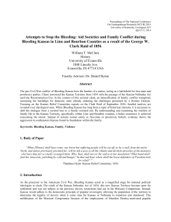 Attempts to Stop the Bleeding: Aid Societies and Family Conflict