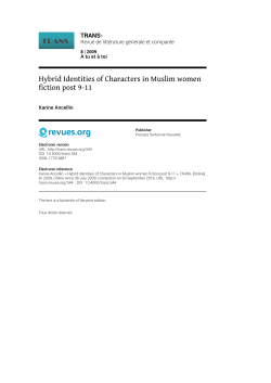 Hybrid Identities of Characters in Muslim women