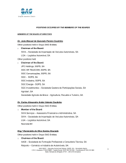 Dr. Jo&atilde;o Manuel de Quevedo Pereira Coutinho Other positions held