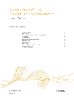 Assign v1.0 TruSight HLA Analysis Software Guide