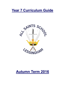 here - All Saints School, Lessingham
