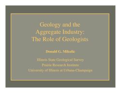 Geology and the Aggregate Industry