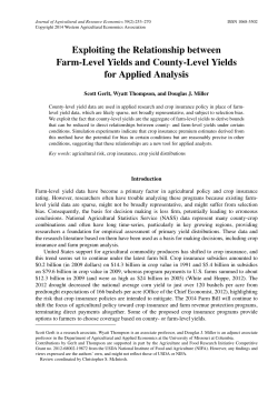 Exploiting the Relationship between Farm