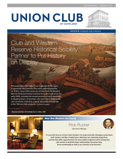 September - The Union Club