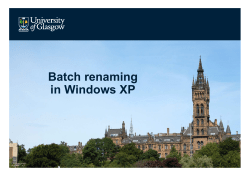 Batch renaming in Windows XP