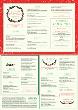 mains desserts starters desserts starters mains starters