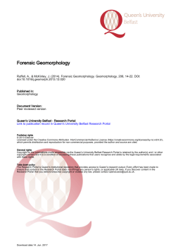Forensic Geomorphology - Pure