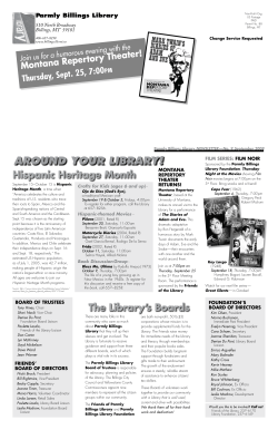 around your library! - City of Billings Home