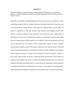 ABSTRACT MOHAN, MIDHUN. Spatial Modeling of Red