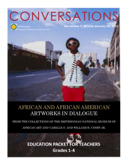 conversations - National Museum of African Art