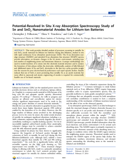 Potential-Resolved In Situ X-ray Absorption