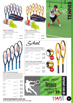 Tennis - HART Sport