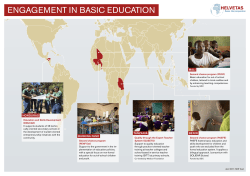 ENGAGEMENT IN BASIC EDUCATION