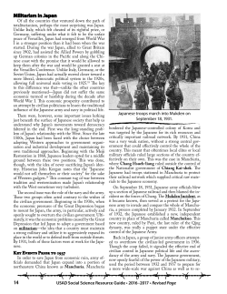 14 Militarism in Japan
